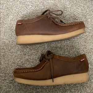 Brown smooth PADMORA clogs